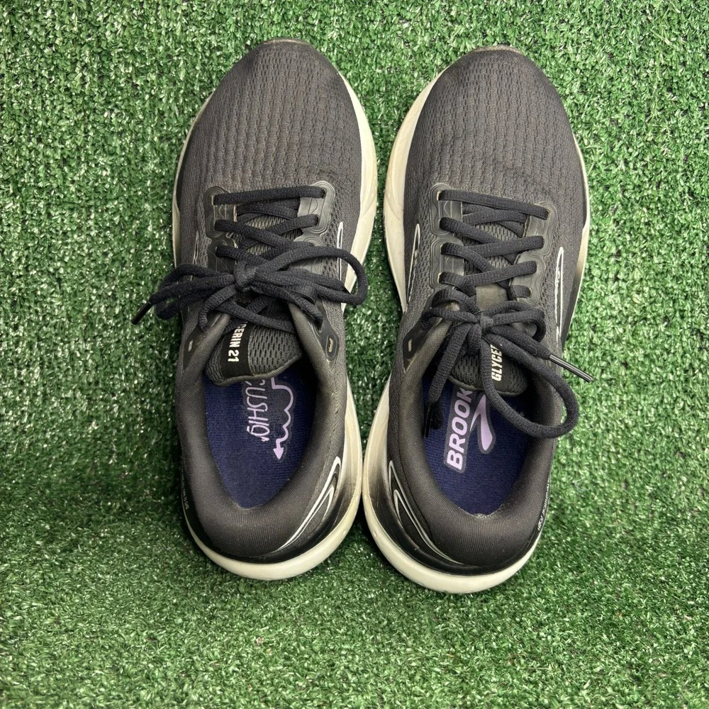 Brooks Glycerin 21 DNA Loft Cushioned Mesh Running Shoes Black Womens Size 8.5 B